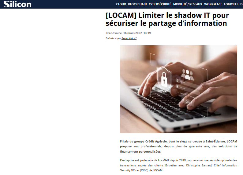 icaris conseil locam partage d'information sécurisé